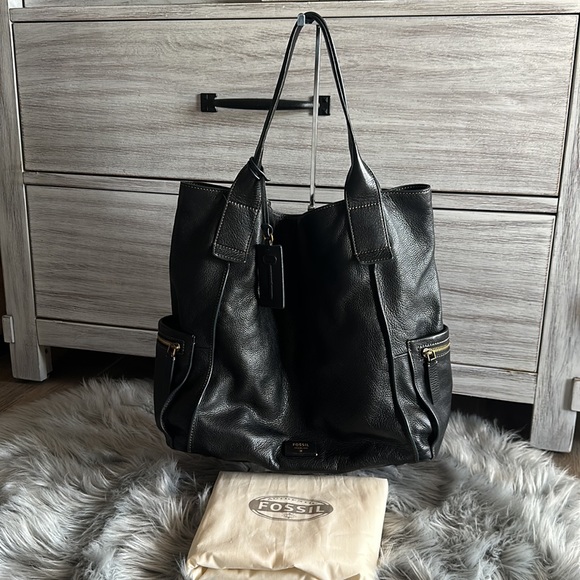 EUC Leather Fossil tote - Picture 2 of 16